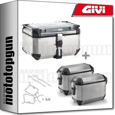 GIVI CASE OUTBACK OBKN58A + SIDE CASE ALASKA ALA36A HONDA NC 750 X 2017 17