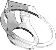 Uonlytech 1 Set Audio Wall Mount Wall-Mounted Audio Bracket Loudspeaker Storage Rack Speaker Shelf Multi-Functional Audio Rack Wall-Mounted Audio Rack Hanging Speaker Holder Acrylic