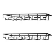 Wine Glass Rack - Under Cabinet Stemware Wine Glass Holder Glasses Storage Ha