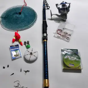 Shimano 釣魚竿套裝 3m6 和 al6000 機器