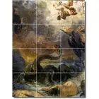 Eugene Delacroix Mythology Tile Mural PT02461. 24 x 32 (12) 8x8 tiles