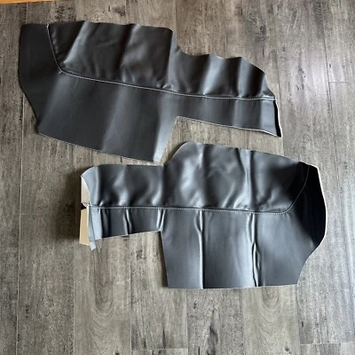 2018 - 2021 FORD MUSTANG GT OEM DOOR PANEL INSERT PANELS Leather Cover PAIR New