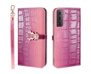 For Samsung Galaxy S21 Plus Cover Wallet - Purple