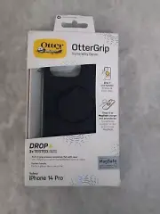 OtterBox OtterGrip SYMMETRY SERIES Case with MagSafe for iPhone 14 Pro - Black