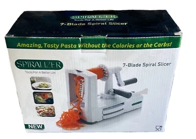 Brand New Spiralizer 7 Blade Vegetable Slicer-Strongest Heaviest Spiral Slicer