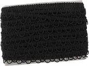 HOODANCOS 10m S-Shape Lace Button Loop Trim Elastic Braid for Wedding Formal for Women