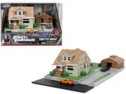 Dom Toretto House Diorama w/Dodge Charger and Toyota Supra -- JADA Nano