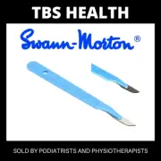 SALE Swann Morton Sterile Disposable No. 10 Scalpel Handle Surgical Steel Blade