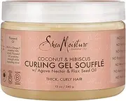 SheaMoisture Coconut & Hibiscus Curling Gel Souffle, 12 Ounce
