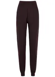 Saint Laurent Wool Sweatpants - Plum - L L
