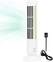Tower Fan for Bedroom,Bladeless Vertical Electric Air Conditioning Fan - Quiet Floor Fan with USB Port for Work Area, Dormitory, Travel, and Home