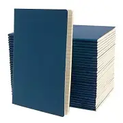 Simply Genius A5 Lined Notebooks College Ruled 92 Pages 5.5" x 8.3" Navy 30 Pack