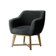 [Unbranded] Artiss Aston Tub Accent Chair Charcoal