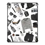 iPad Air 13-inch (M2/M3) iPad Impact Case black and white fasion