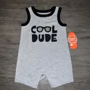 Cool Dude Sunglasses Romper By Wonder Nation Boys 3/6 Months NWT