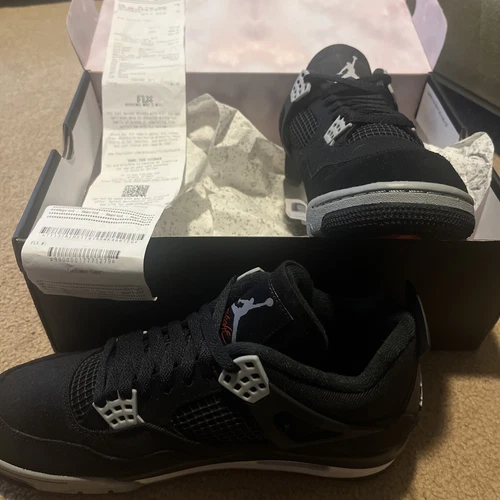 Jordan 4 Retro SE Black Canvas DH7138-006 Size 10.5 Brand New Authentic