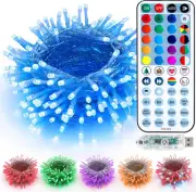 RGB String Lights, Color Changing Christmas Lights, 100 LED 33Ft USB Christmas L