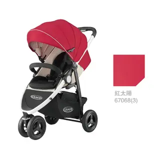 【GRACO】 3輪單向豪華型嬰幼兒手推車Citi Trek (紅太陽/藍旋風) 展示福利品 原廠保固一年