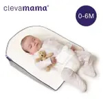 【CLEVAMAMA】嬰兒舒眠靠墊(寶寶靠墊 防吐奶斜坡墊 睡眠墊)