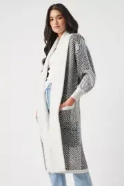 Decjuba HUDSON CHECK COATIGAN Size M RRP $169.95