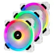 Corsair LL120 SE Dual Light Loop RGB LED 120mm PWM Fan - 3 Pack with Controller