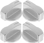 SHINEOFI 4pcs Stove Knobs for Gas Cooktops Precision and Safety Assurance Modern Design Replacement Knobs for Gas Ranges and Electric Cooktops