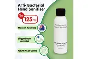 125ml Antibacterial Hand Sanitiser Gel 70% Alcohol Australian Made