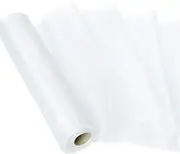 Organza Roll White, Organza Sheer Decorative Fabric Sash Ribbon Tulle Roll for Wedding, Party, Sashes and Garlands