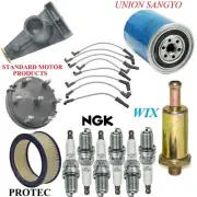 Tune Up Kit Filters Cap Spark Plugs Wire For FORD E-150 ECONOLINE L6 4.9L 80-82 (for: Ford)