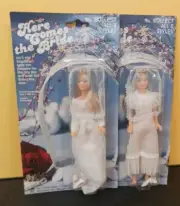Here Comes the Bride Doll Lot (2) Vintage 1986 6" Wedding Fashion Dolls - New