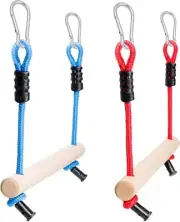 Monkey Bars for Kids(2 Pack) | Ninja Slackline Accessories for Slackline Obst...