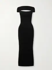 TOTEME Open-back knitted maxi dress