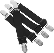 TOYANDONA Adjustable Elastic Clips for Windproof Pant Straps Versatile Fixing Clips for Outdoor Activities Gender Neutral Design Durable and Elastic Materials for All Genders