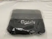 Carlsberg Beer Scarf New In Bag Black Fleece approx. 50 inch with pocket