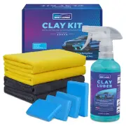Complete Clay Bar and Luber Kit for Auto Detailing 4 Pack 4X100G Bars Car 16.9