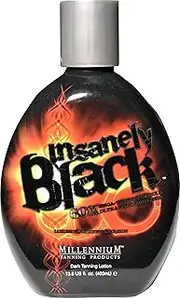 Millenium Tanning Insanely Black 60X UV Bronzer Accelerator Tanning Lotion 3 Count