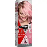 Schwarzkopf Live Colour Pink Hair Dye Candy Pink Semi Permanent each