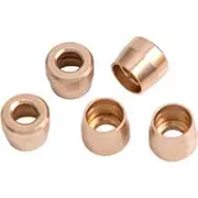 Aeroflow PTFE Hose Brass Olive Inserts -20AN (5 Pack), AF299-20