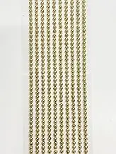 500 x Self Adhesive Pearls Gems 3mm Mini Flat Backed Round Pearls Beads Strips Embellishments (Metallic Gold)