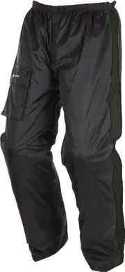 Modeka AX-Dry, rain pants , color: Black/Black , size: 4XL