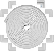 Arinbeb Foam Corner Protector Edge and Corner Guard, Foam Safety Bumpers, Baby Proofing Safety Table Corner Protectors - White