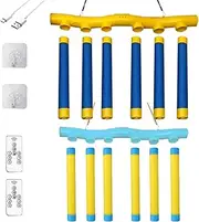 Ungtyb Reflex Trainer, Hand Speed Challenge, Reaction Game, Adjustable Speed Sticks Drop, Hand Eye Training Improves Reflexes Fun Skill Test for All Ages, 15.74x2.08x3.74 in