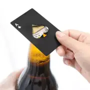 Novelty Bottle Opener. Great For Bottled Beer Playing Card Design Ace of Spade