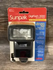 Sunpak DigiFlash 3000 High Powered Flash for Nikon DSLR Camera - NEW B