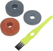 4Pcs Polishing Wheels for Knife Sharpener Assorted Color Grinding Wheel Accessories with Brush Replacement for Old Sharpening Tools Compatible with Rotary Tools