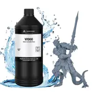 Water Washable 3D Printer Resin W900, Rapid LCD UV-Curing Resin 405nm Standar...