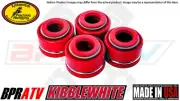 08-09 Honda TRX700XX 700XX Kibblewhite Red Viton Valve Guide Stem Seal Kit Seals