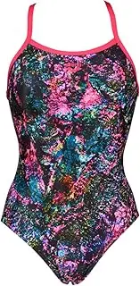 [arena] Women's Mountains Texture Light Drop Back MaxLife One Piece Swimsuit