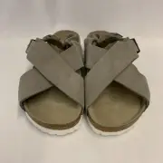 Birkenstock New w/ Box Tulum Stone Coin Suede Soft Footbed Regular Select Size