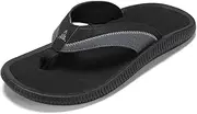 [AILLOSA] Men's Beach Flip Flops Comfort Casual Thong Sandals Outdoors Arch Support Flip-Flop